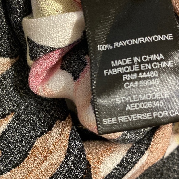 NWT AFRM Jaimie Open Back Floral Print Midi Dress, size X-Small - Picture 12 of 14